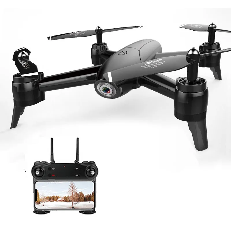 720P no light -black WiFi FPV RC Дрон 4K камера оптический поток 1080P HD Двойная камера воздушная видео RC Квадрокоптер самолет Квадрокоптер игрушки для детей - Цвет: 720P no light -black