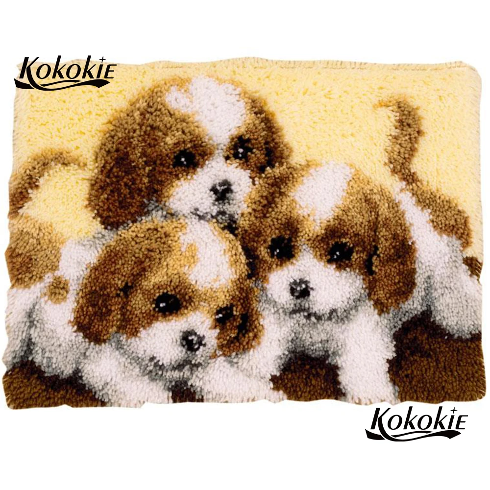 

3d ковер вышивка diy tapijt защелка крюк ковер печать vloerklee Foamiran для поделок 3 ковер для собак Набор для вышивки аксессуары