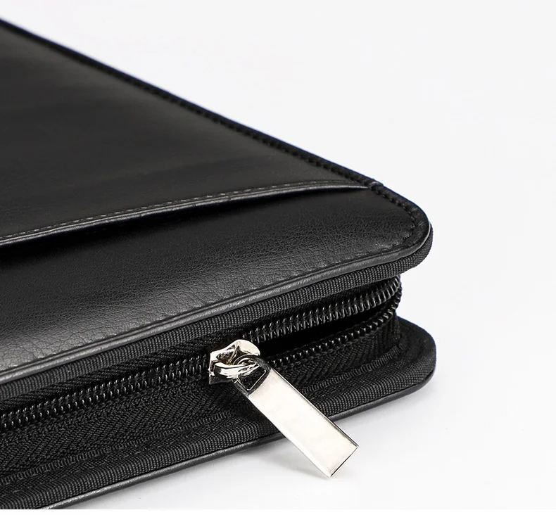 A4 папка для файлов бизнес Padfolio презентационная папка портфель документов сумка менеджера для документов A4 с молнией офисные принадлежности