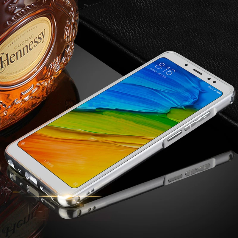 Для Xiaomi Mi A2 Lite чехол 5 84 &quotалюминиевая металлическая рамка акриловый зеркальный