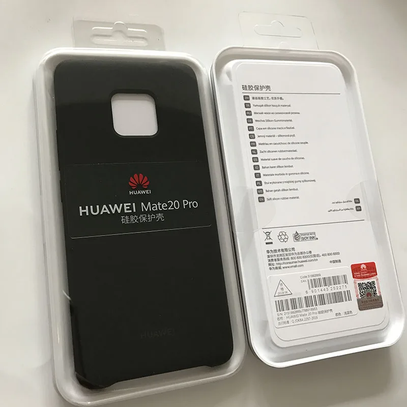 Huawei Mate 20 Pro Case Original Silicon Back Cover Soft Luxury 360 Cute Shockproof Protective Mate20pro Liquid Silicone |