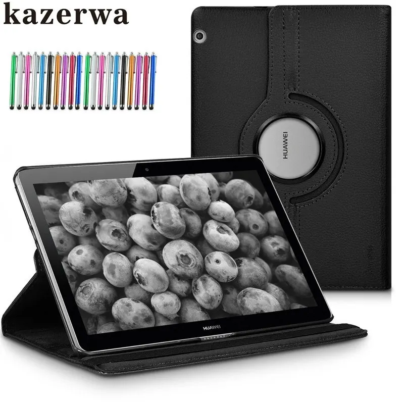 Чехол для Huawei MediaPad T3 10 AGS L09 L03 W09 9 6 &quotчехол 360 Вращающийся чехол Honor Play Pad 2 CapaCase +