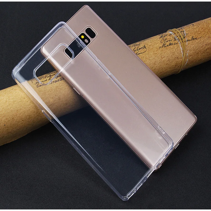Для samsung Galaxy Note8 N9500 N950F прозрачный чехол мягкий для Note 8 сумка смартфонов задняя