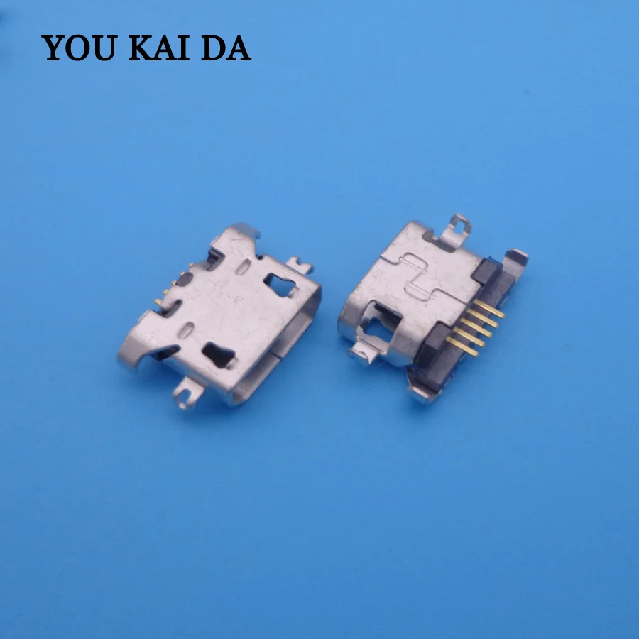 1000 шт. Новый Micro USB разъем 5P гнездовой для зарядки телефона 5-контактный Lenovo S650 S820
