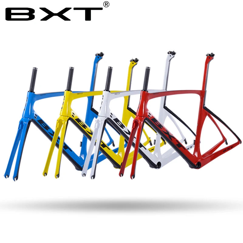2018 новый дизайн BXT углеродный шоссейный велосипед рама + вилка подседельный штырь