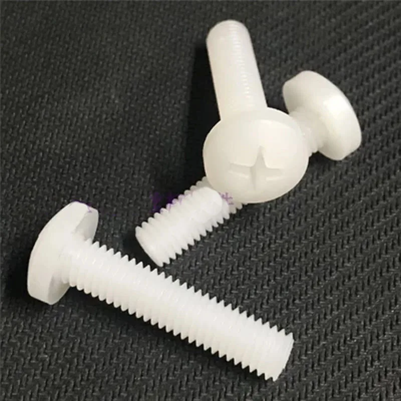 5 шт. M5 PVDF Phillips винты с круглой головкой головки сковороды крестообразные стойкие