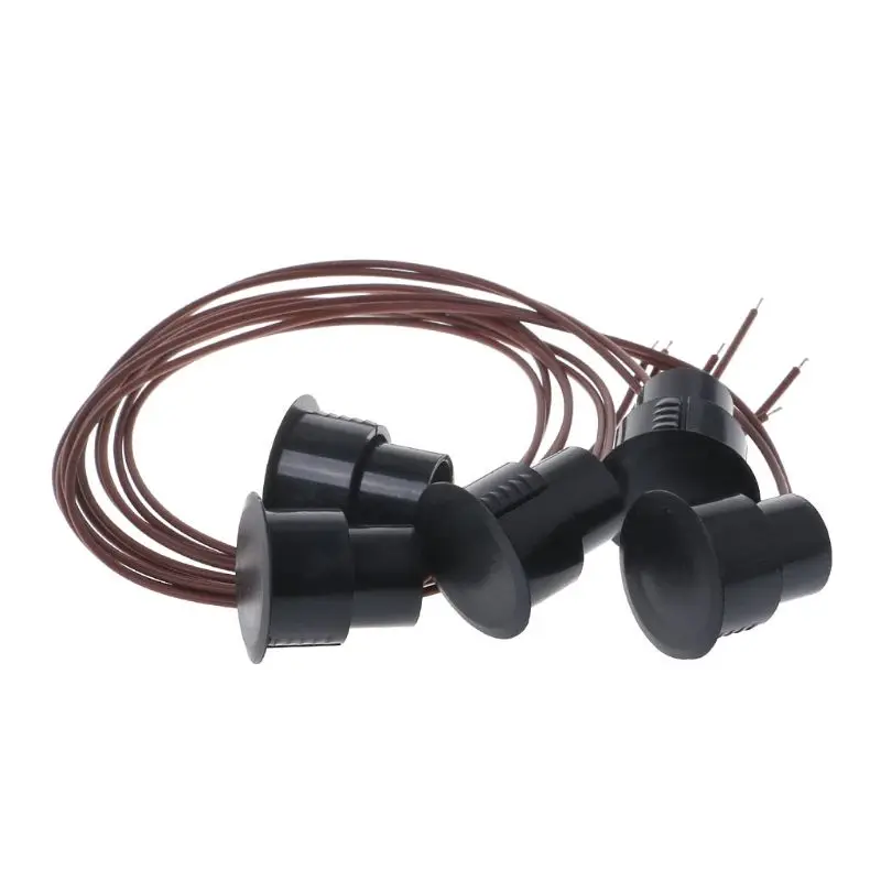 5 пар проводных датчиков для дверей и окон встраиваемые магнитные контакты