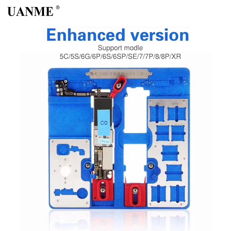 UANME 12 в 1 ремонтная материнская плата для телефона приспособление iPhone 5C 5S SE 6p 6S 6SP 7P