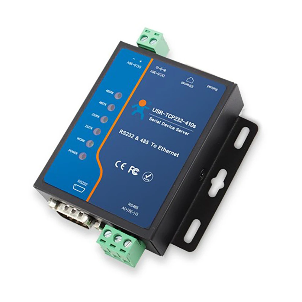 Промышленный последовательный Ethernet конвертер устройство RS232 RS485 к TCP Серверный