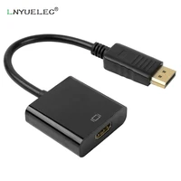 dp to hdmi adapter displayport to hdmi converter cable adapter male to female support 1080p for hdtv projector displays