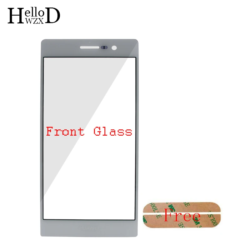 10 шт. Новая передняя панель дигитайзер сенсорный экран стекло для Huawei P7 Переднее