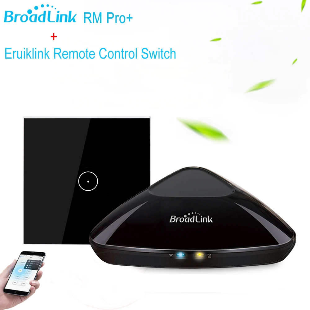 Eruiklink ЕС Стандартный беспроводной переключатель управления работает с Broadlink rm pro