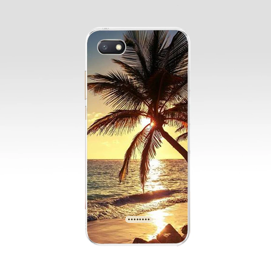 44 16 Xiaomi Redmi 6A case silicone cover 5.45" TPU Cartoon case on for Xiaomi redmi 6a redmi6a coque fundas phone bumper housing - Цвет: 44