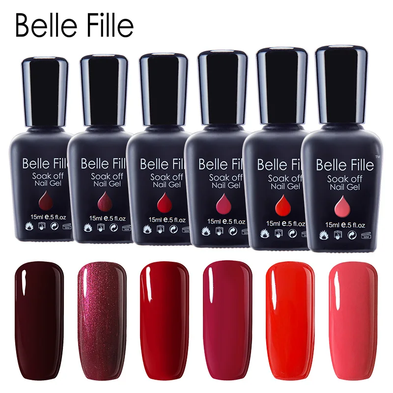 Belle Fille гель для ногтей зеленая серия УФ маникюрный лак Макияж Украшение дизайн
