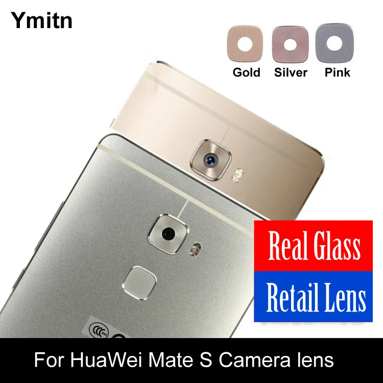 Новый Ymitn корпус Розничная задняя камера стеклянная линза с клеем для HuaWei Mate S MateS CRR-UL00 CL00 UL20 TL00