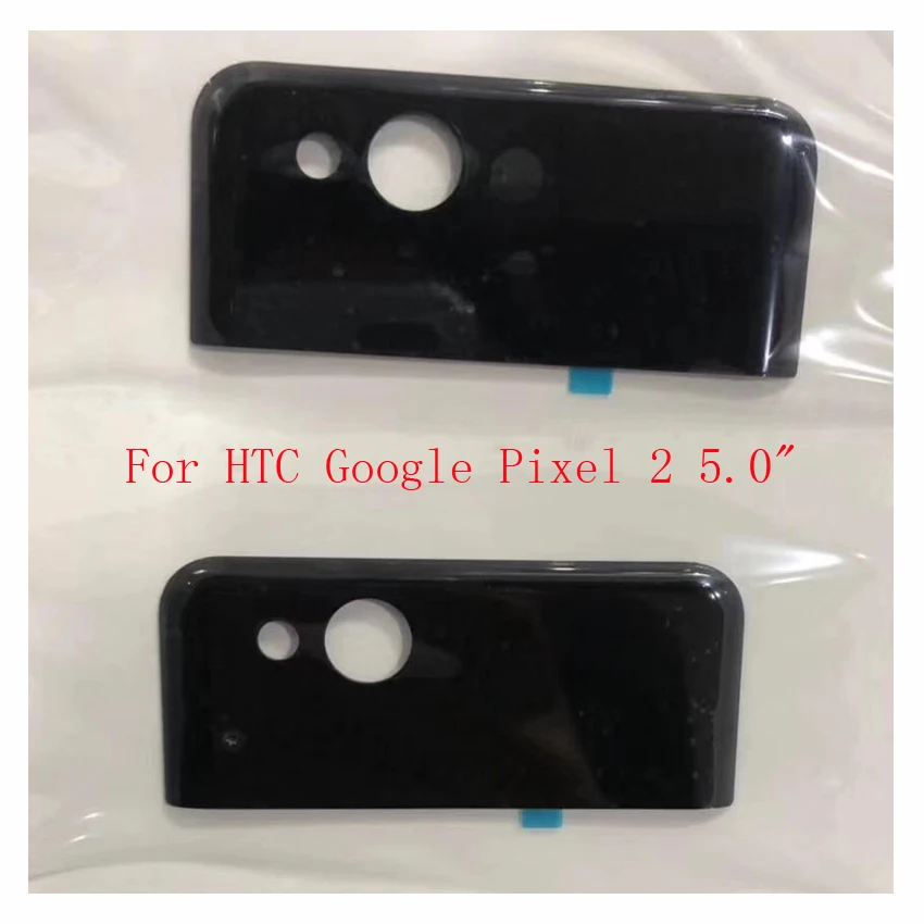 Задняя стеклянная крышка для камеры HTC Google Pixel 2 2XL с клейкой наклейкой сменные