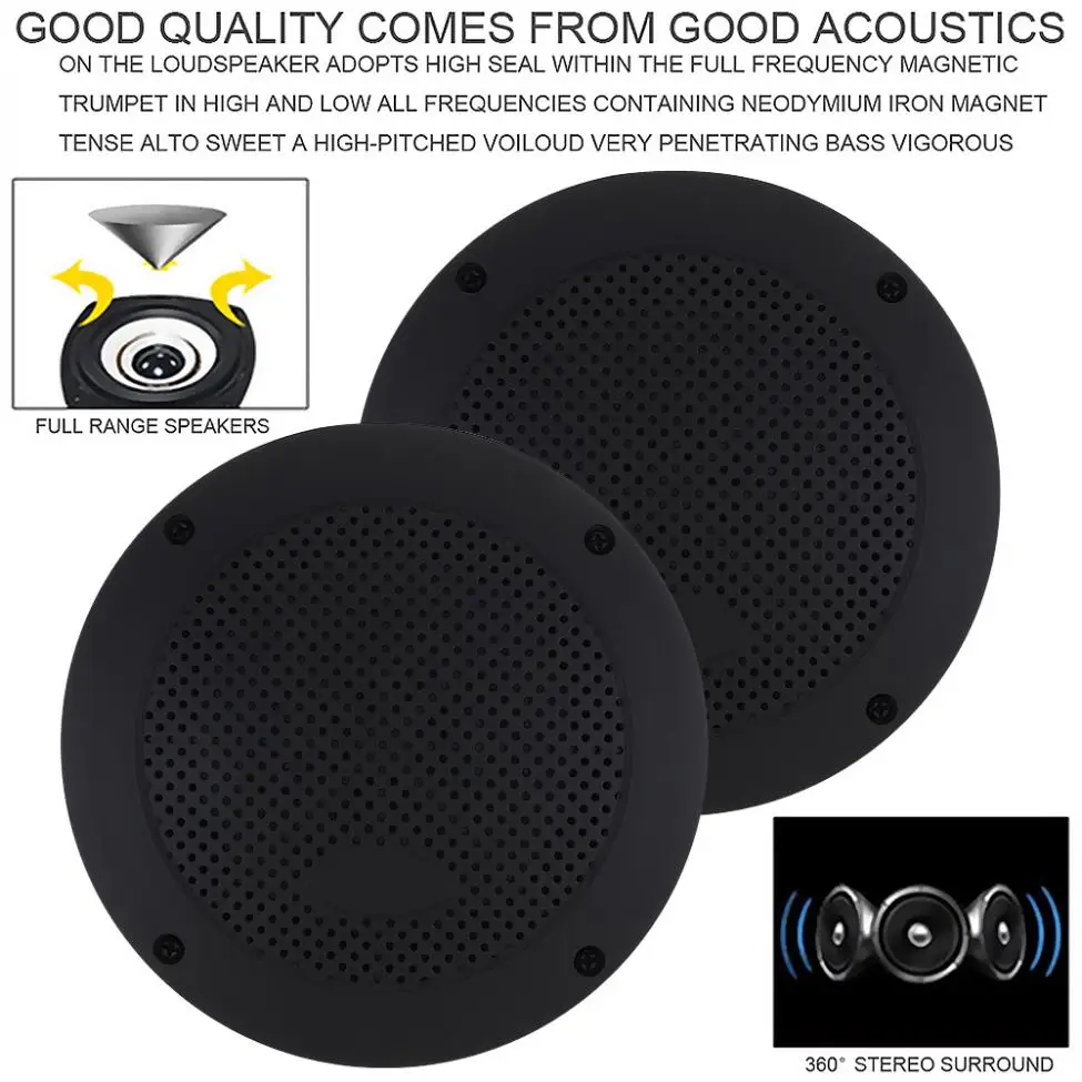 2 шт 5 дюймов 90 Вт автомобильный HiFi коаксиальный громкий динамик 129x129 мм Автомобильная дверь авто аудио Музыка Стерео полный диапазон частоты динамик s