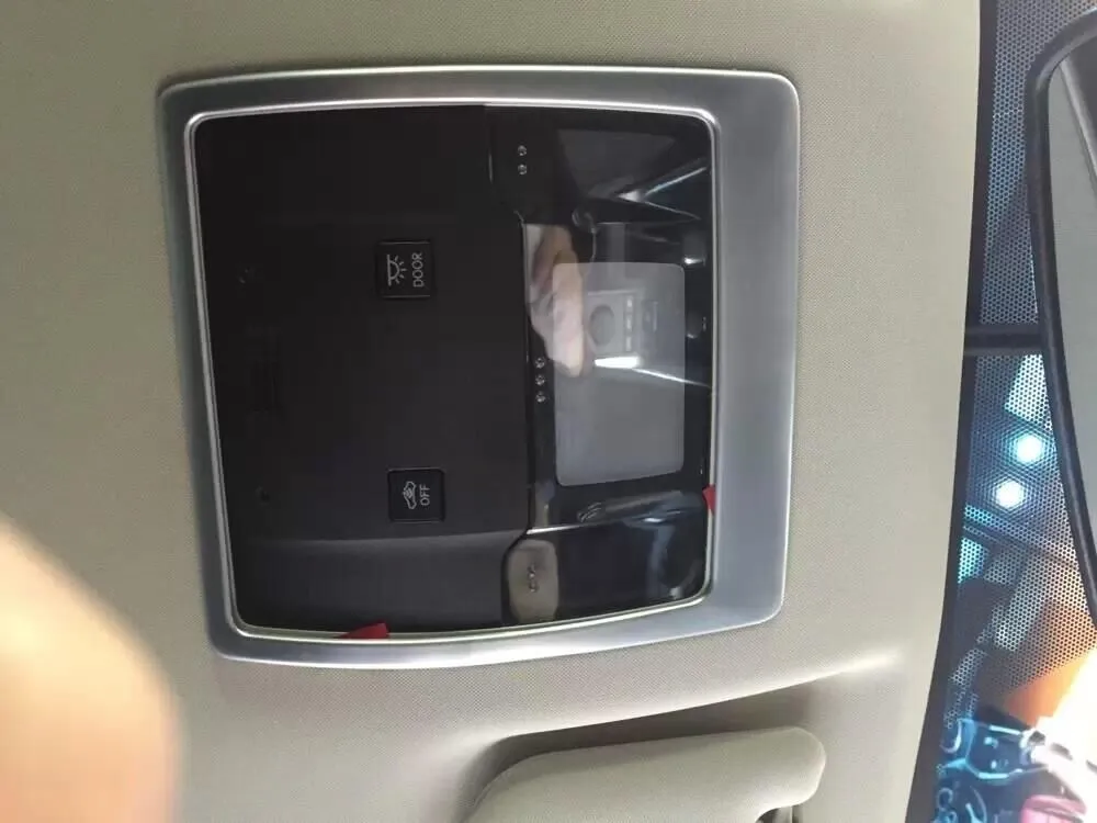 

Аксессуары 2 подходит для ПК для LEXUS NX 200T 300H хромированная лампа для чтения карты крыша лампа переключатель Крышка отделка рамка