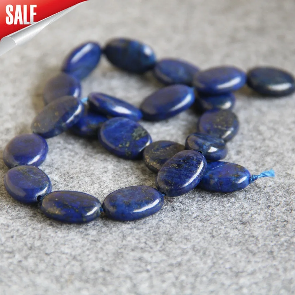 Бусины из голубого лазурита 13 х18 мм 15 дюймов|beads accessories|lapis lazuli beadsbeads stone |