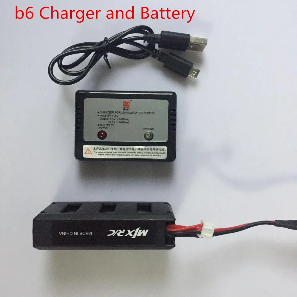 MJX Bugs 6 B6 RC вертолет с эффективными USB оригинальными деталями зарядное устройство