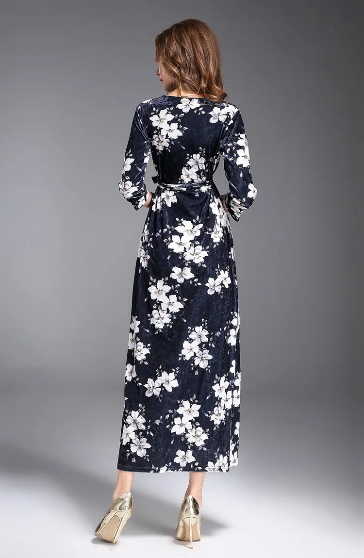 Летнее платье 2017 женское с принтом Кружево Платья для женщин Европейский дизайн