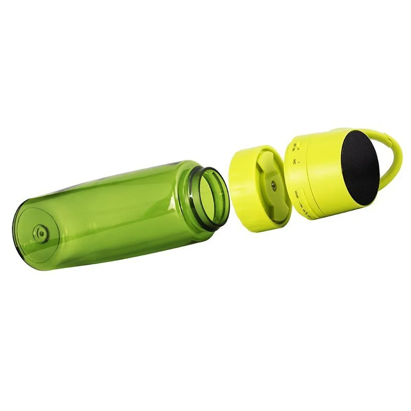 Портативная бутылка для воды LemonMan 3 в 1 с беспроводными bluetooth колонками tf картой и