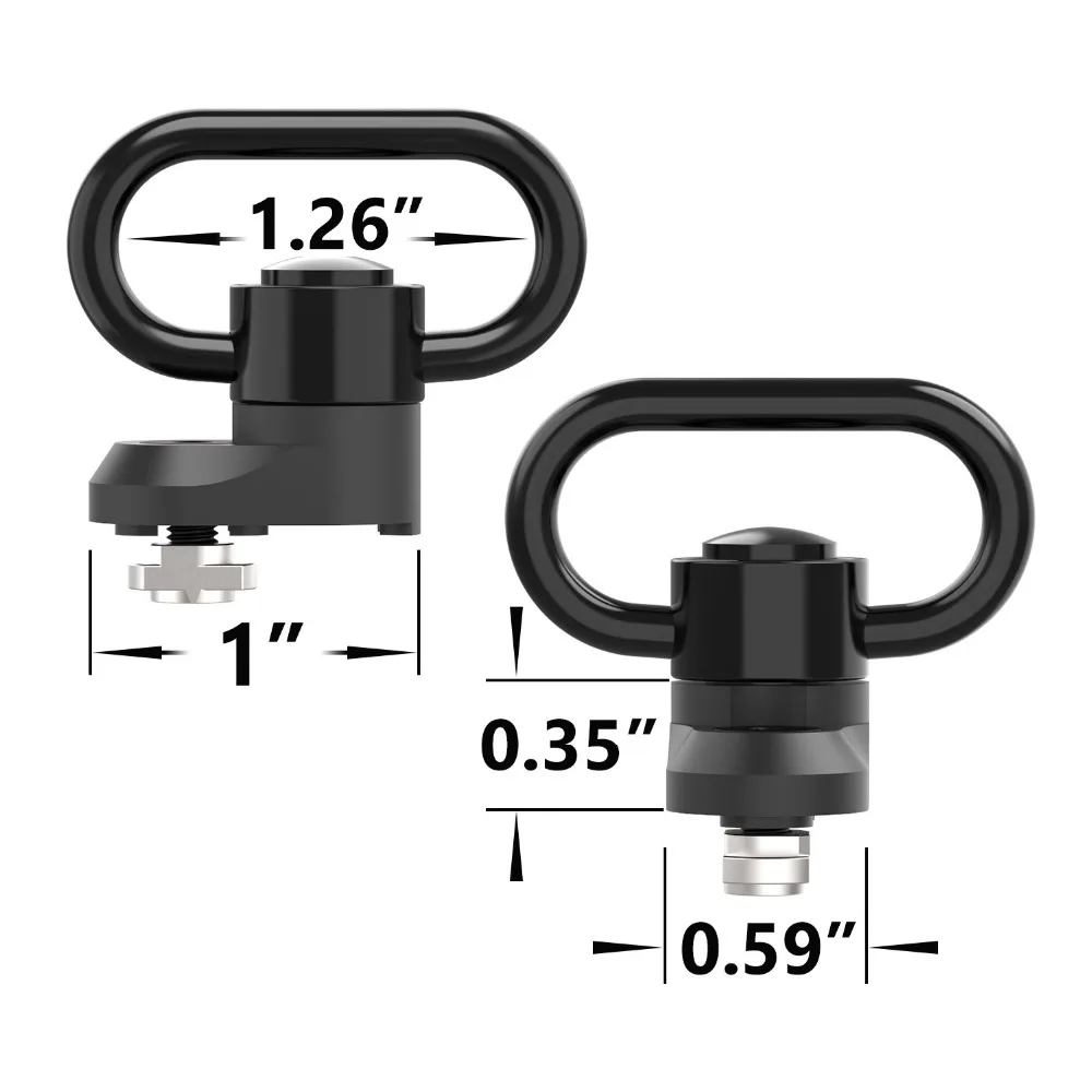 WIPSON M-lok QD Sling Mount Sling шарнирное крепление 1,25 дюйма адаптер крепление для M lok Rail кнопка быстрого отсоединения QD Sling Поворотный