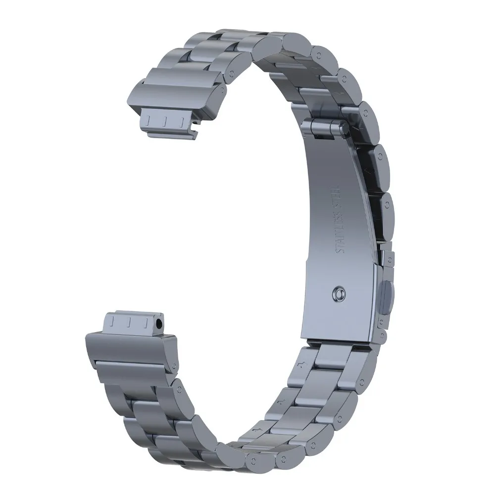 Для Fitbit Inspire / HR/ace2 сменный металлический браслет из нержавеющей стали на запястье