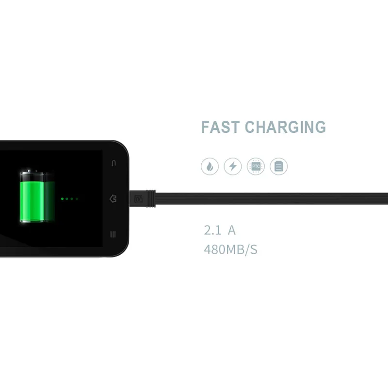 Remax 5 шт./лот Micro Usb кабель для синхронизации данных 2.1A кабели для быстрой зарядки для huawei/xiaomi redmi 8-контактный кабель для iphone 6 7 8 XS