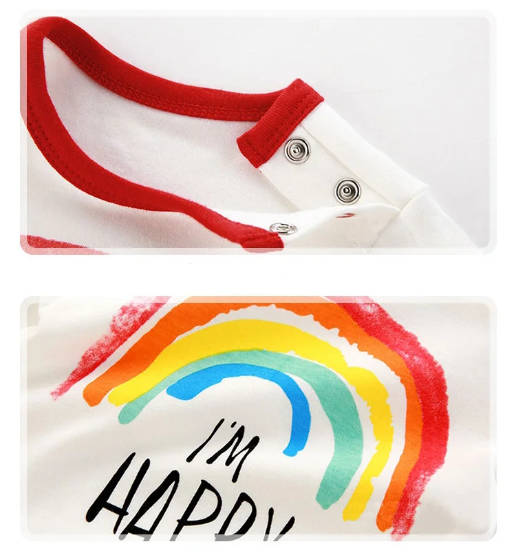 Новый осенний хлопковый комбинезон с длинными рукавами для маленьких мальчиков