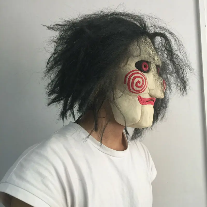 Страшная пленка ужасов кукольная латексная маска полная голова резиновая для