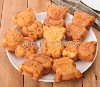 Бесплатная доставка 10 шт. мини плюшевый торт формочка для выпекания кексов