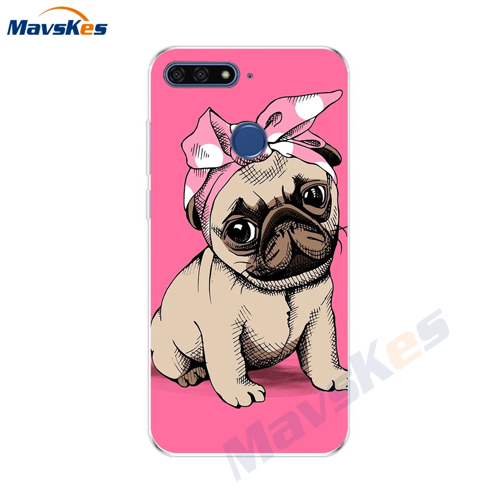 2 Для huawei Honor 7C чехол 5," Мягкий ТПУ силиконовый бампер на Honor 7C чехол s для huawei Honor 7C AUM-L41 чехол для телефона задняя крышка - Цвет: 2