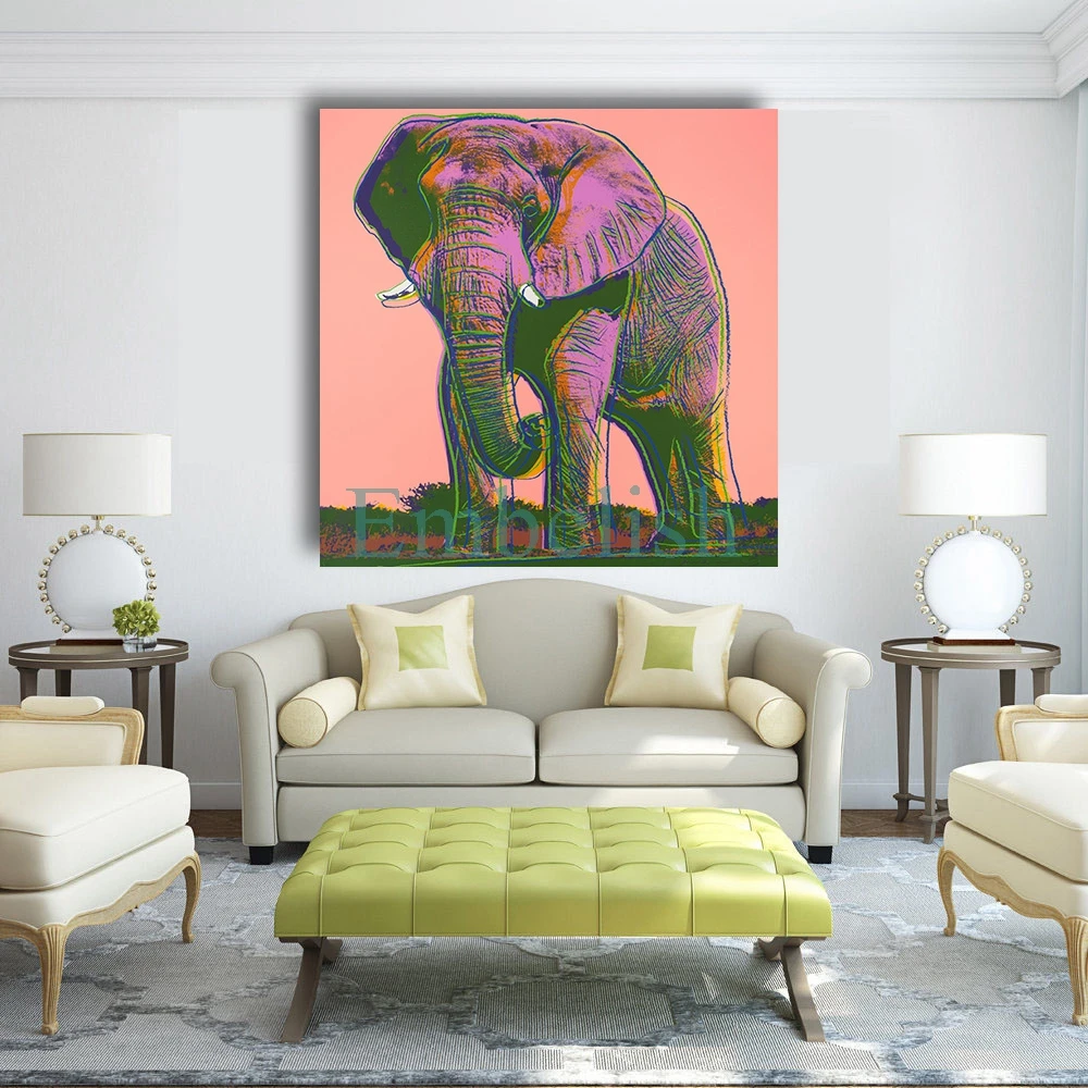 Embelish Hot Lovely Panda By Andy Warhol животные, на стену, изображение для гостиной современные hd-качество для домашнего декора холст картины плакаты