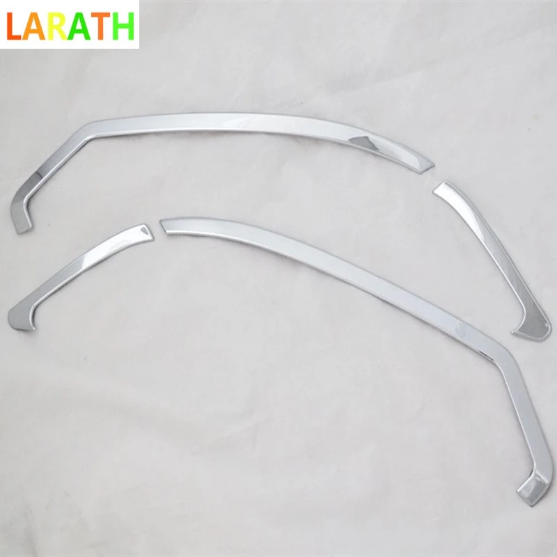 Накладки на передние фары для Nissan X Trail Rogue T32 2014 2015 2016|light trim|abs chromefor nissan x-trail |