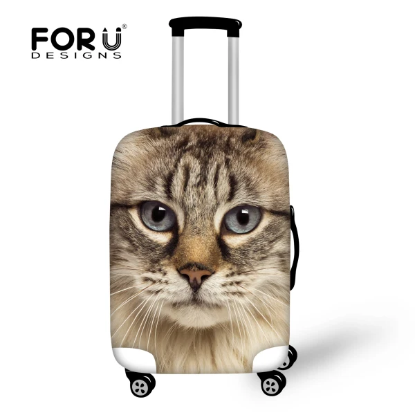 3130 FORUDESIGNS/чехол для багажа с леопардовым принтом для чемодана 18-30 дюймов, эластичные Защитные чехлы для путешествий, водонепроницаемые аксессуары для багажа - Цвет: 3130