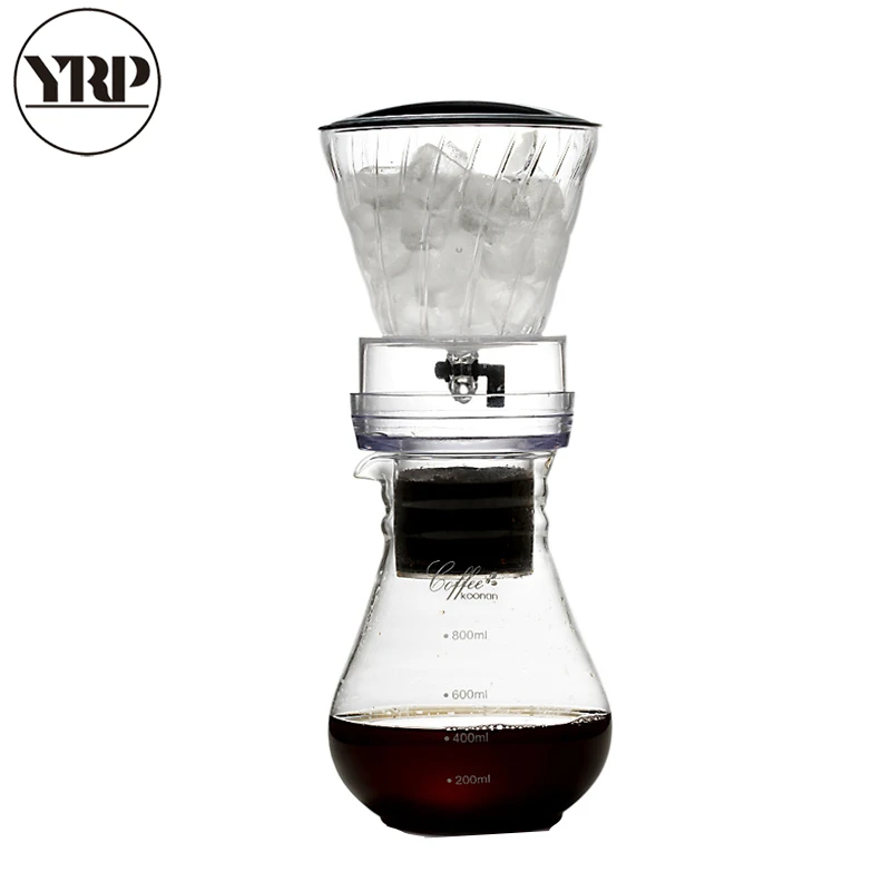 YRP800ml многоразовые зеркальные стеклянные перколяторы для кофе эспрессо кухонные