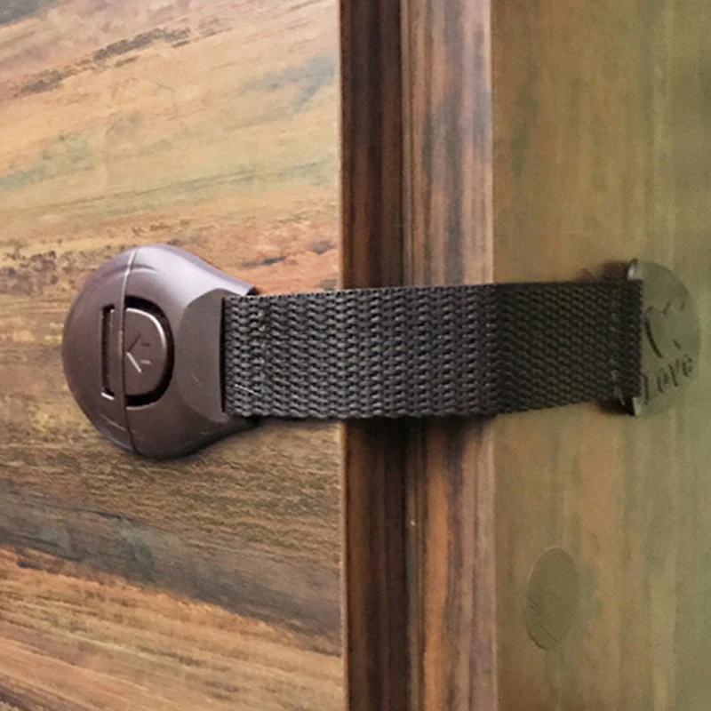 Защитный дверной замок шкаф холодильник безопасная ткань ремень Замок для