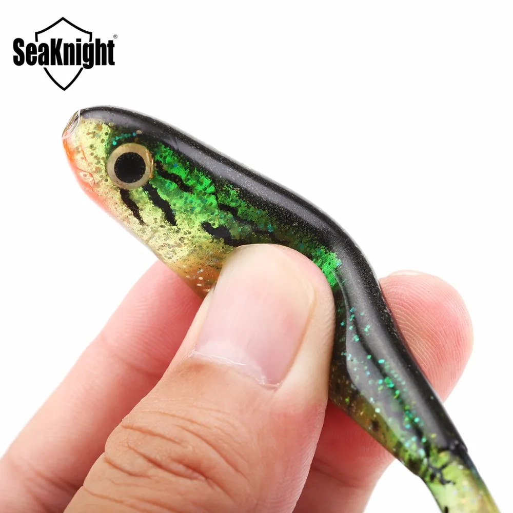 SeaKnight мягкая lure18 шт/партия SL013 рыболовная приманка 3 дюйма/76 мм 7 4 г Супер