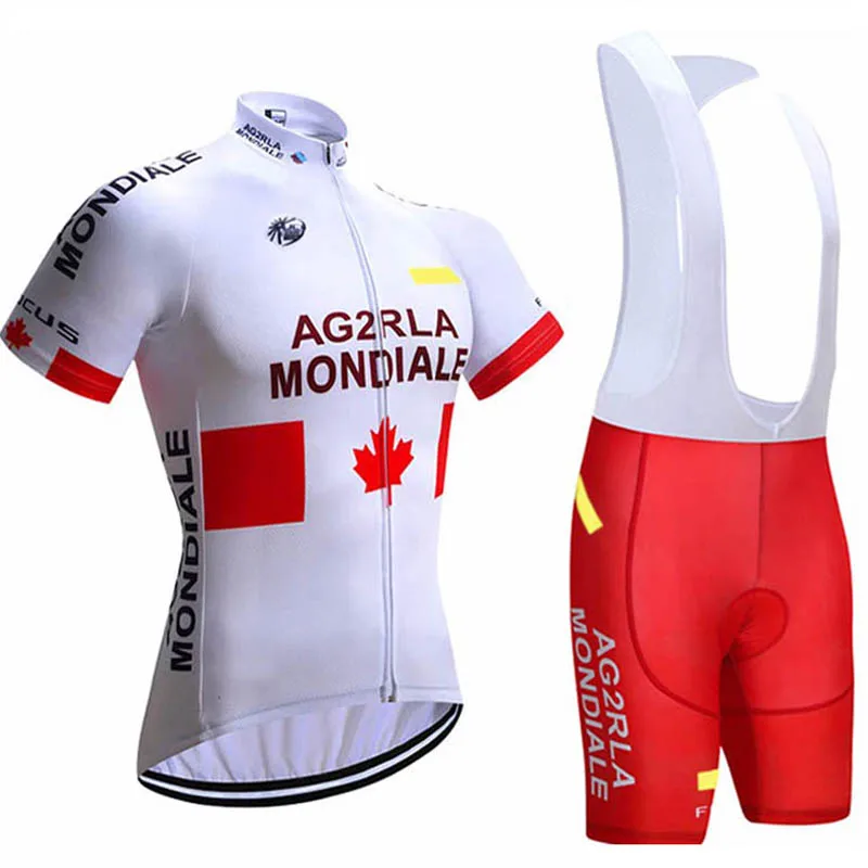 Triathlon Ag2r Men Cycling Bicycle Jerseys Breathable Mountain Bike Clothing Maillot Ropa Ciclismo Quick dry Jersey set | Спорт и