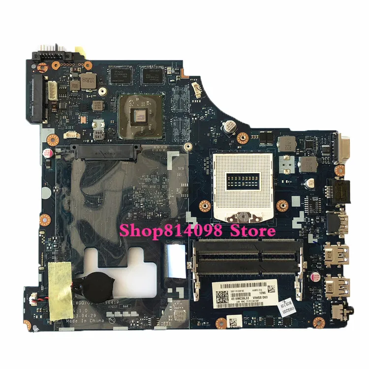 

KEFU LA-9641P G510 mainboard For Lenovo G510 laptop motherboard Rev:1.0 HM86 VIWGQ/GS LA-9641P USB3.0 PGA947 DDR3 mainboard