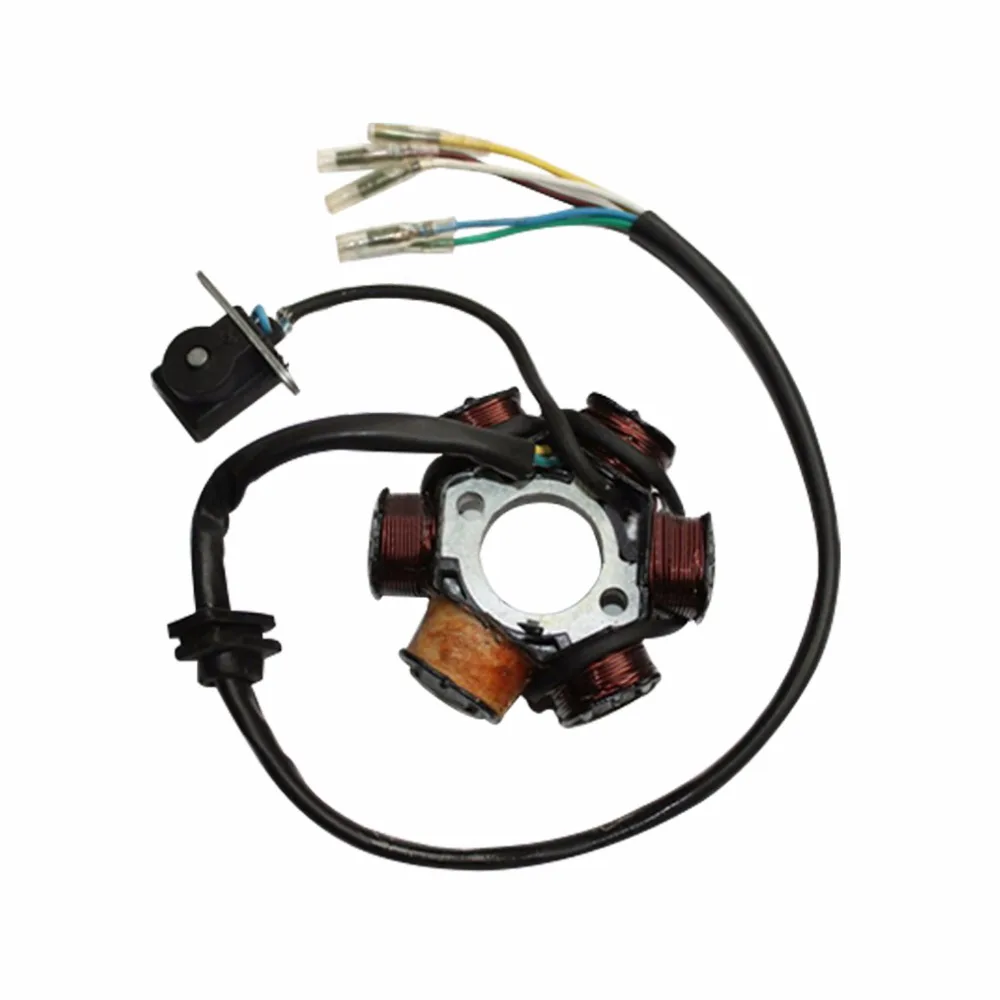 GOOFIT 6 катушка статора генератор зажигания для GY6 50cc 70cc 90cc 110cc 125cc Мопед ATV Байк K079