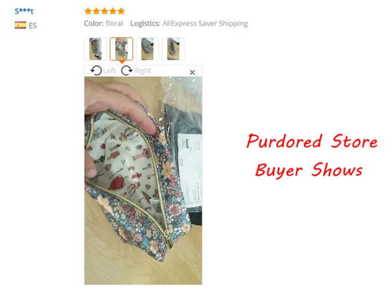 PURDORED, 1 шт., мультяшная косметичка, с рисунком рыбы, утки, женская косметичка, для путешествий, с цветочным рисунком, косметичка, набор, kosmetyczka, Прямая поставка