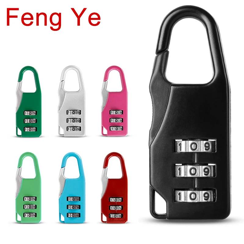 Feng Ye Padlock TSA сочетание 3 цифр пароль чемодан с цифровой индикацией номер Дорожная
