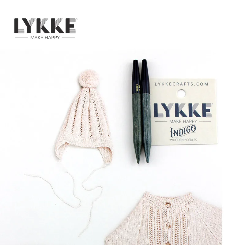 LYKKE 3 5 дюйма/7 0 см циркулярная сменная спица цвета индиго|Швейные инструменты и