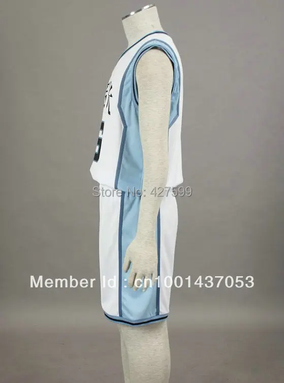 Белый костюм для косплея Kuroko no basuke Kise Ryouta баскетбольная майка костюмы на Хэллоуин