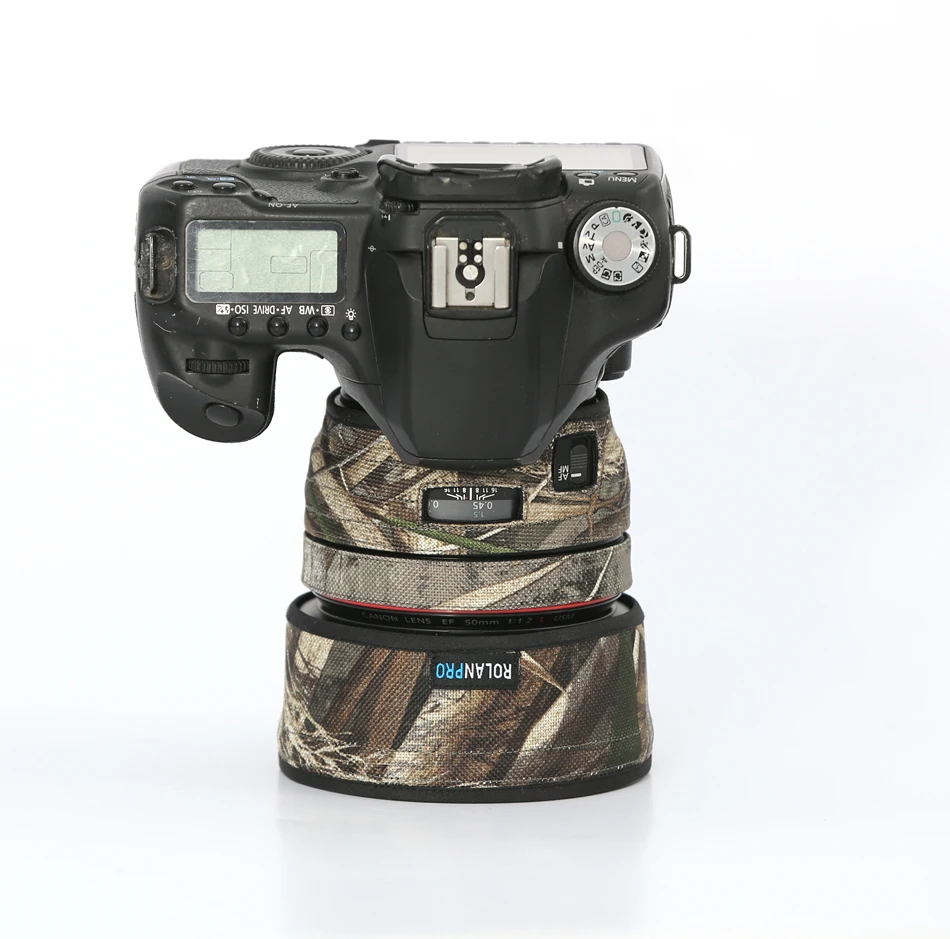 Защитный чехол для объектива камеры ROLANPRO камуфляжный Canon EF 50 мм f1.2L USM защитный SLR |