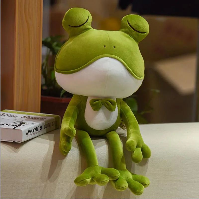 Креативный большой глаз лягушка кукла принц милые мягкие тела Детские кухонные