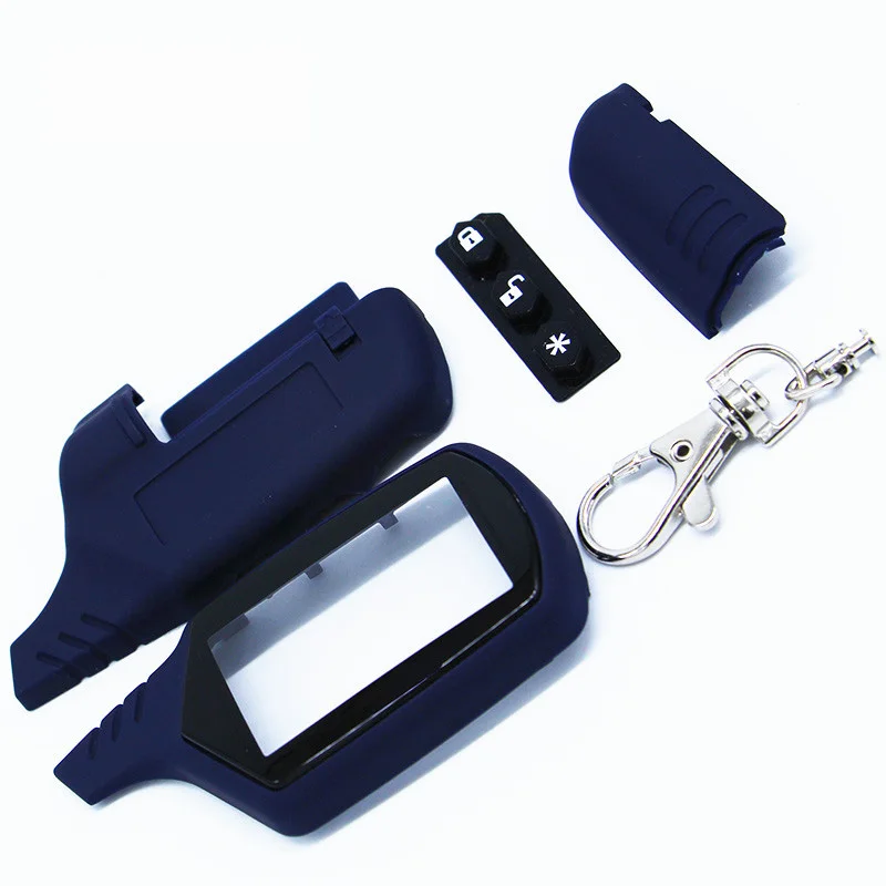 Hot sale Russian version A91 case keychain for Russia Starline lcd remote two way car alarm remote/FM transmitter | Автомобили и