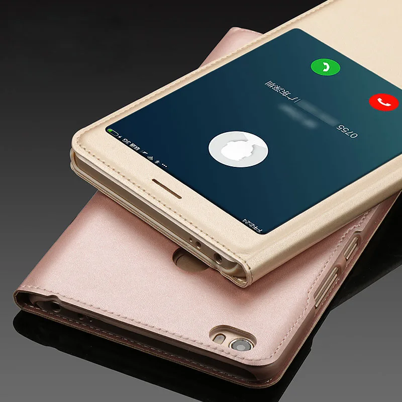 Умный флип чехол для Xiaomi Mi Max 2 оригинальный из искусственной кожи телефона|case for